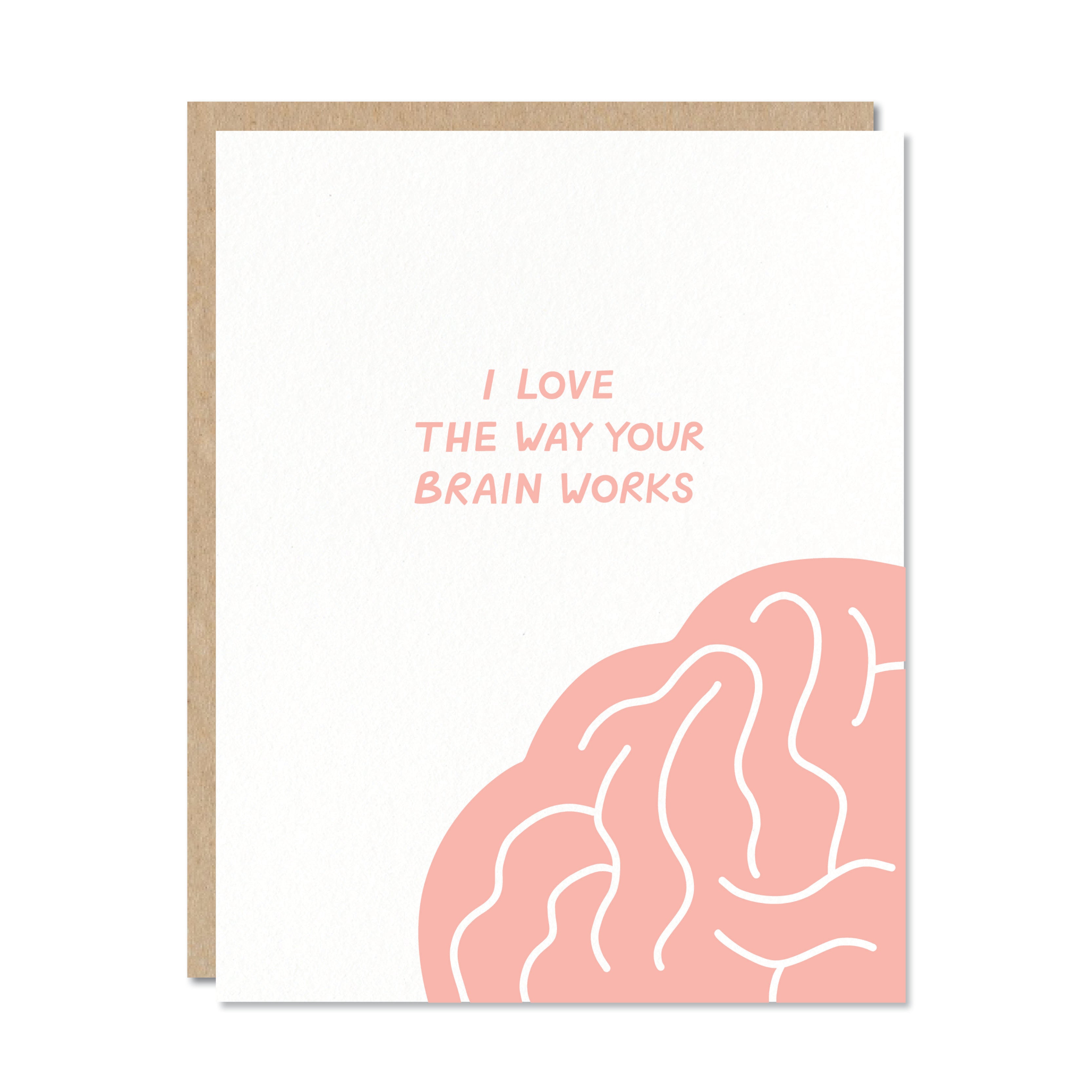 Your Brain Greeting Card – Odd Daughter Paper Co