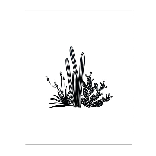 Cactus No. 6 print - 11x14"