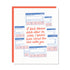 Greeting card with a red envelope. Illustrations of AIM (AOL instant messenger) windows. Hand lettered text reads "if we&