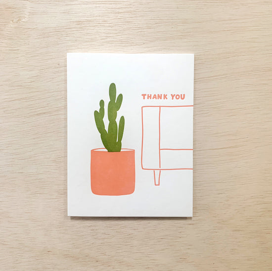 Potted Cactus - Thank You