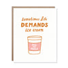 Ice Cream card