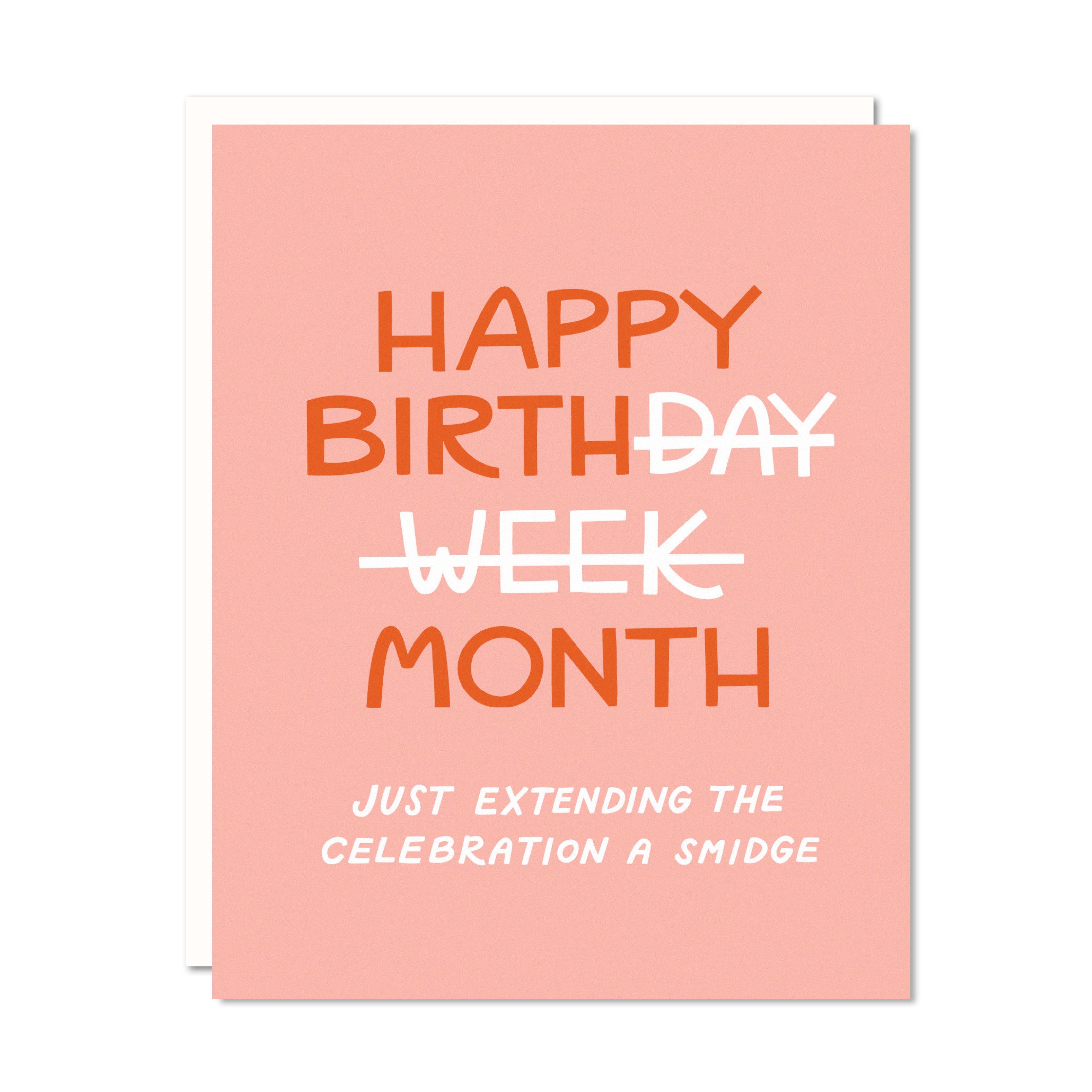 Paper　Greeting　Card　Daughter　Birthday　Odd　Co　Belated　Month!　Birth　–