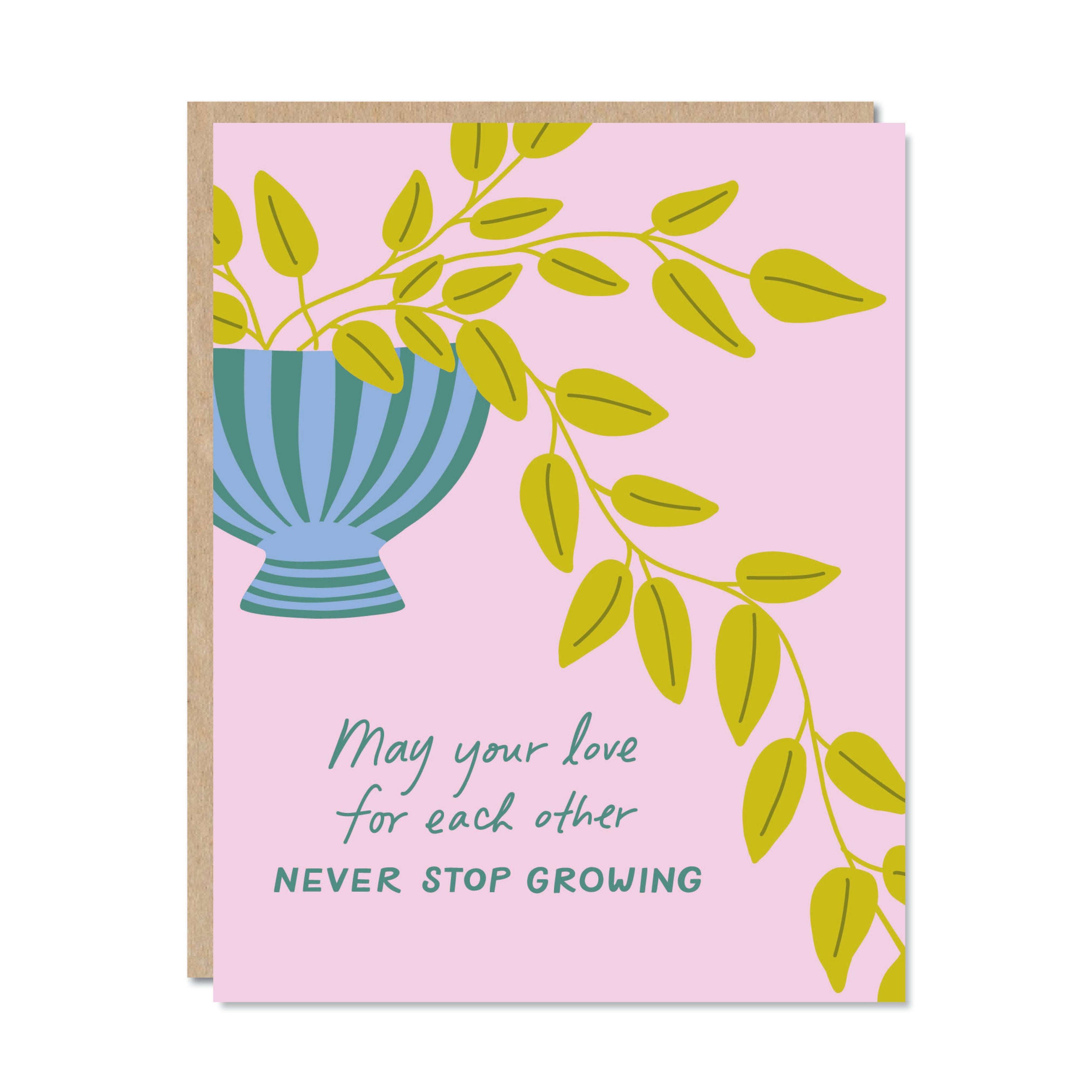 Keep Growing Card Never Stop Growing Card – Odd Daughter Paper Co