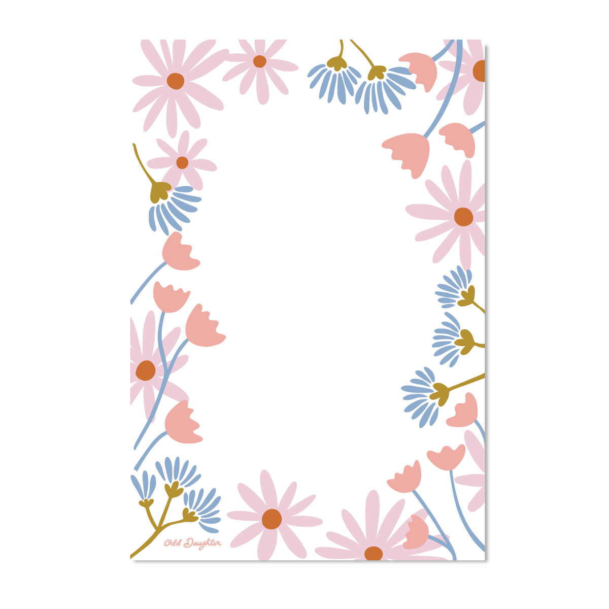 Floral Notepad – Odd Daughter Paper Co