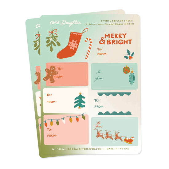 Holiday Gift Labels - Set of 2