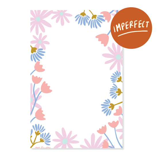 Imperfect Floral Notepad