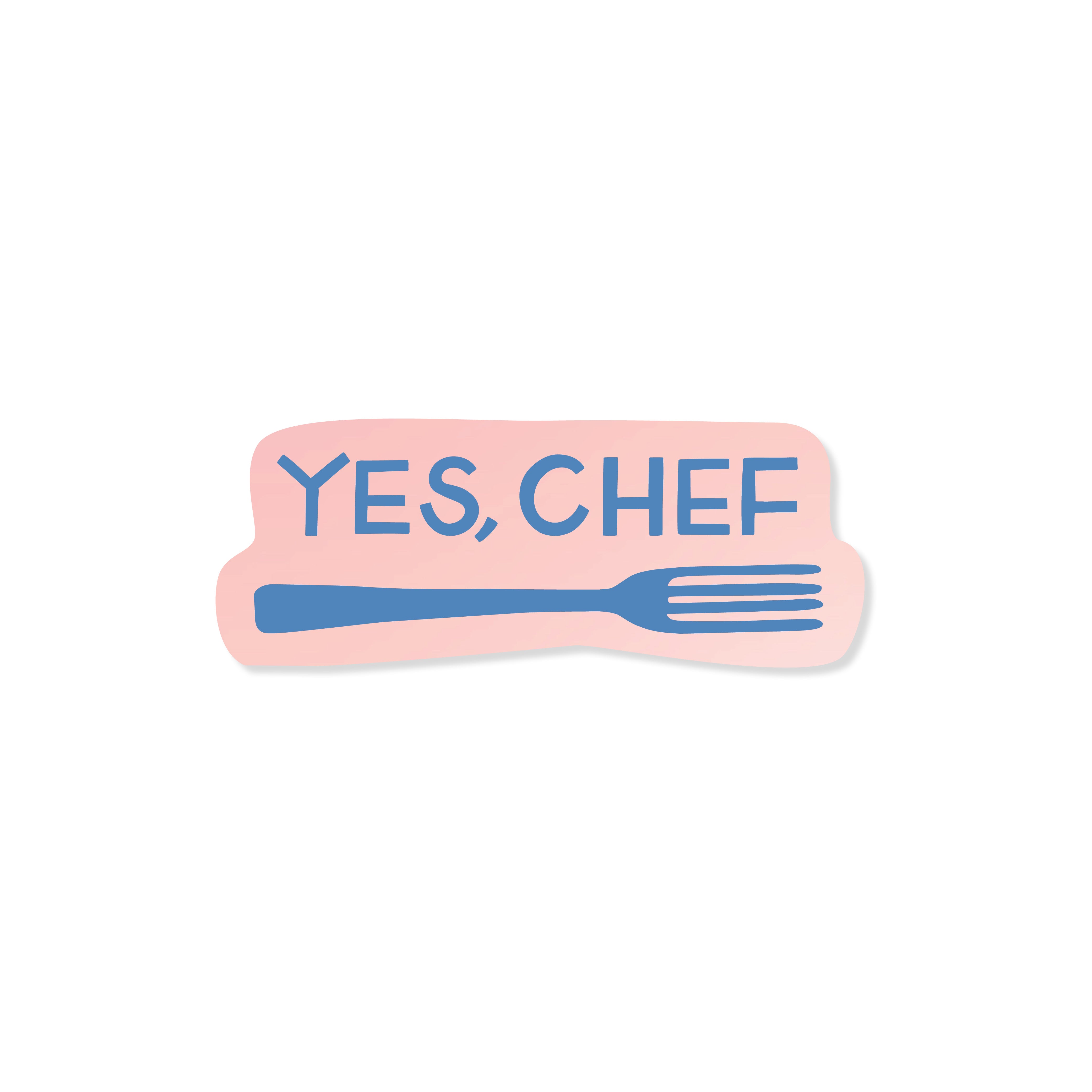 Yes, Chef Sticker – Odd Daughter Paper Co