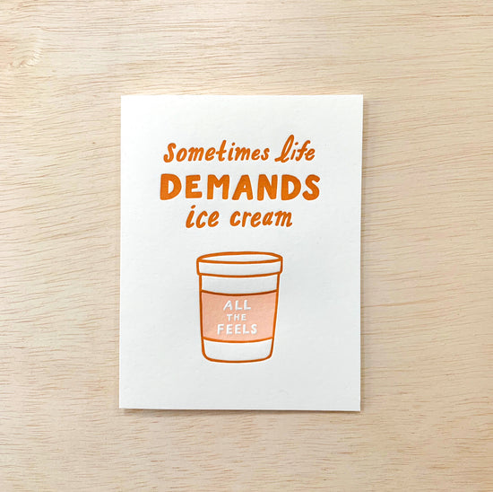 Ice Cream card