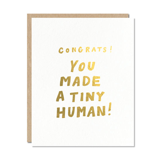 Tiny Human card