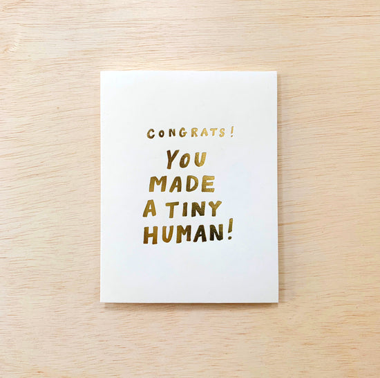 Tiny Human card