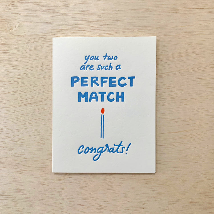 Perfect Match Greeting Card – Odd Daughter Paper Co