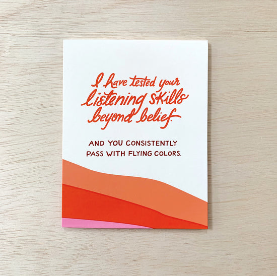 Listening Skills